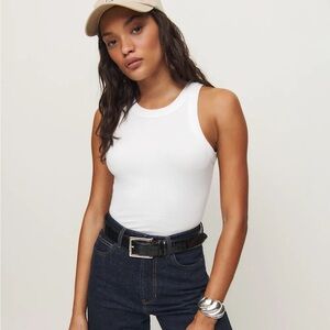 Reformation Tasha Tank in White size Medium